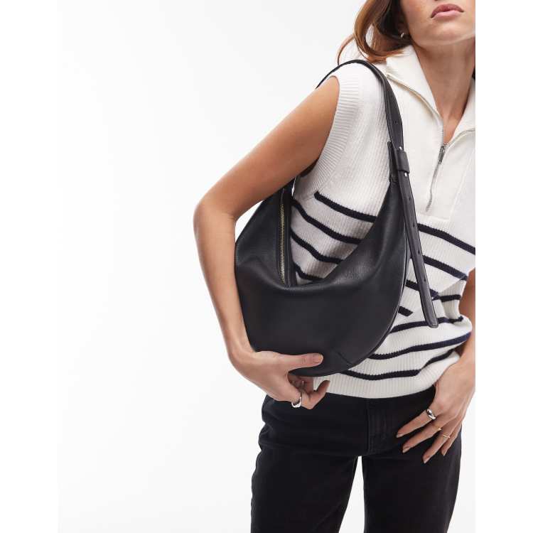 美品arketブラックレザーショルダーバッグ ARKET レザーショルダーバッグ 美品arketブラックレザーショルダー