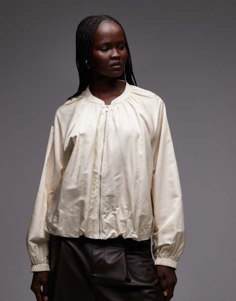 ARKET – Leichte Bomberjacke in Beige - view 1