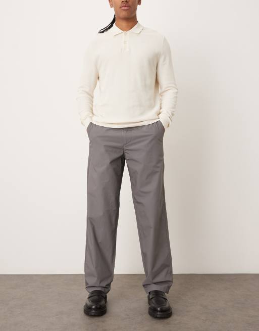 ARKET lightweight pull on pants in gray, 2 of 5