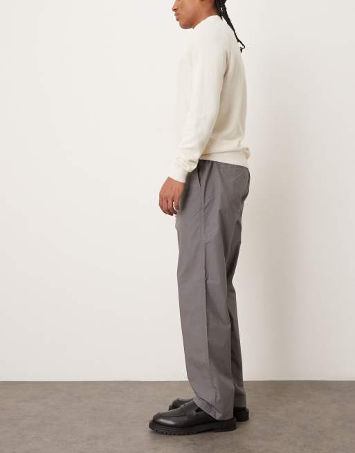 ARKET lightweight pull on pants in gray, 3 of 5