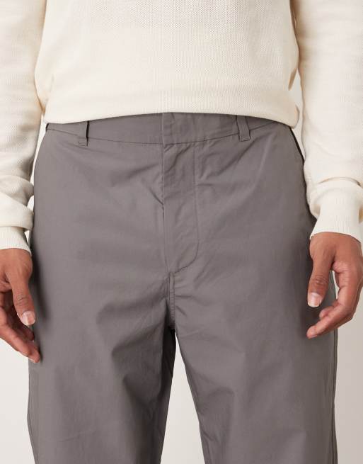 ARKET lightweight pull on pants in gray, 5 of 5