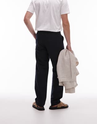 ARKET LINEN BLEND PANTS 
