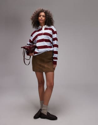ARKET LONG SLEEVE RUGBY POLO SHIRT 