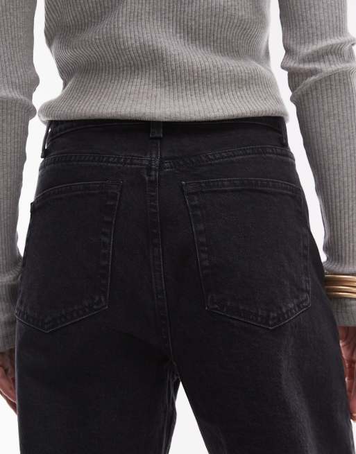 ARKET – Lupine – Svarttvättade jeans med hög midja och vida ben, 4 av 5
