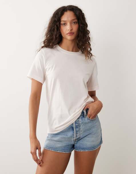 ARKET - Lyserød T-shirt i ren bomuld - view 1