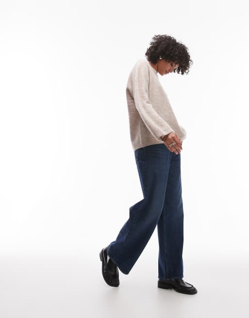 ARKET - Maglione taglio comodo in misto lana di alpaca morbidissimo beige, 2 di 4