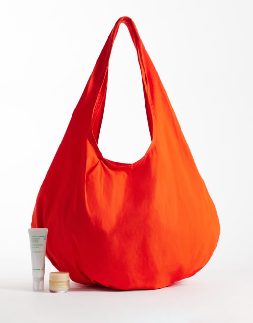 ARKET - Maxi borsa ripiegabile rossa, 2 di 4