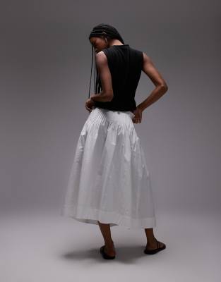 【BAON】hagoi pintuck long skirt Pintuck Basque Waist Maxi Skirt | Nuuly