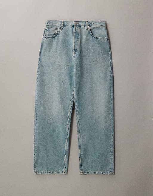 ARKET – Mist – Baggy-Fit-Jeans in staubigem Hellblau mit weitem Bein und niedrigem Bund, 5 von 7