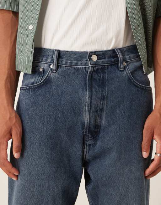 ARKET - Mist - Jean baggy large à taille basse - Bleu-gris, 5 de 5