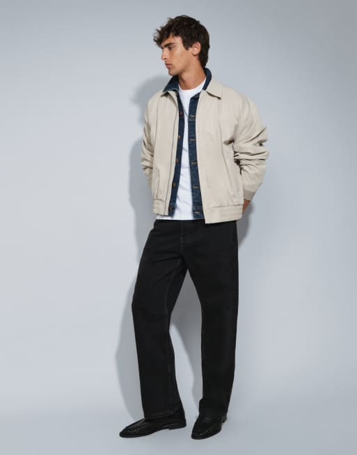 ARKET Mist lavtaljede baggy jeans med brede ben i sort, 5 af 5