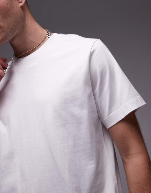 ARKET – Mittelschweres T-Shirt aus Jersey in Weiß, 4 von 4