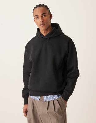 Arket Mix And Match Hoodie In Burgundy