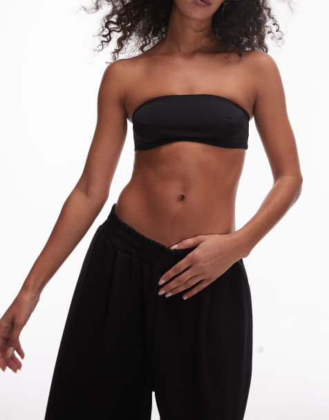 ARKET - Mix and Match - Soutien-gorge sans bretelles à armatures en microfibre sans coutures - Noir - view 1