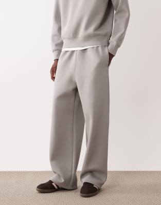 Arket Mix And Match Straight Leg Sweatpants In Brown