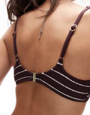Arket Mix & Match Crinkle Bubble Bikini Bottoms In Multi