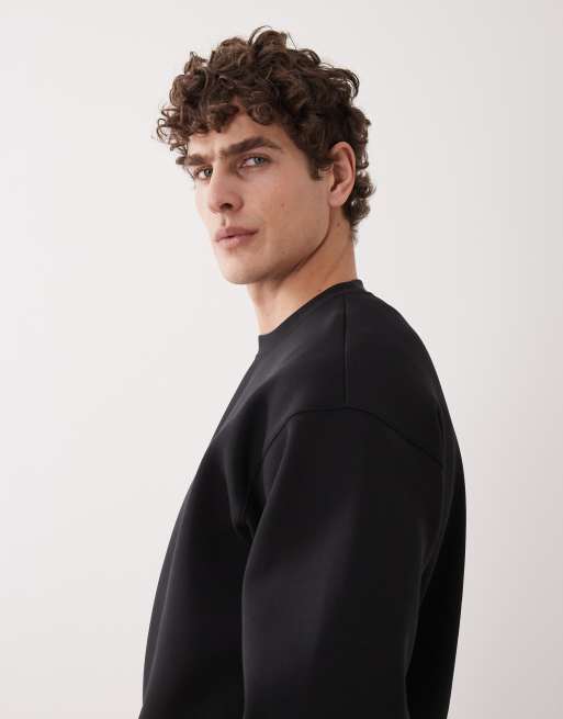 ARKET - Mix og match - Sort sweatshirt i scuba-lignende stof, 4 af 5
