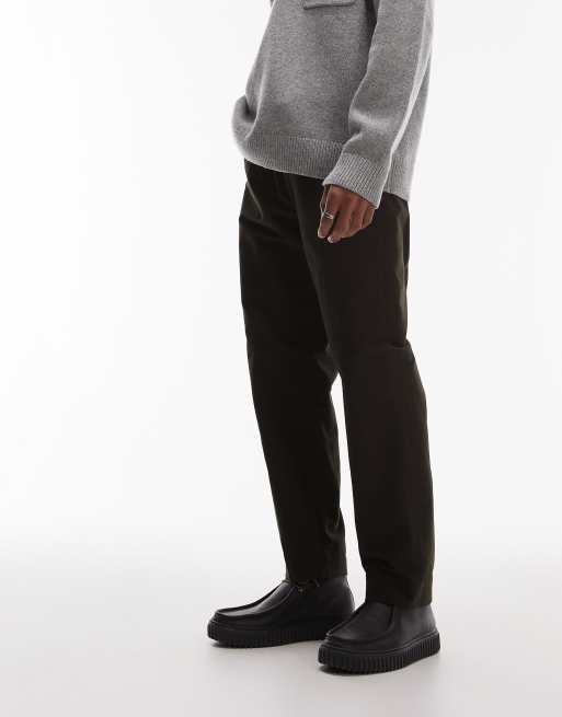 ARKET moleskin trousers in Khaki