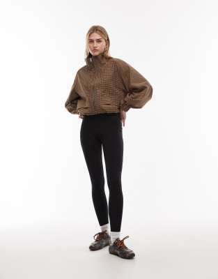 ARKET - Nahtlose Sport-Leggings in Schwarz mit Seitentaschen
