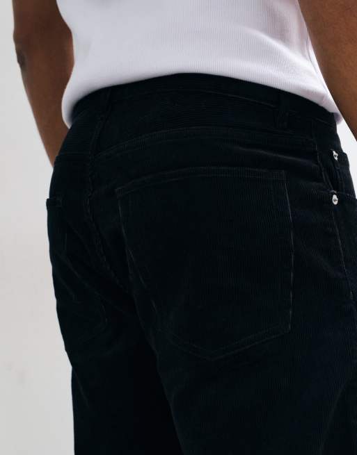 ARKET Ocean Cord-Hose mit geradem Schnitt in Schwarz, 4 von 5