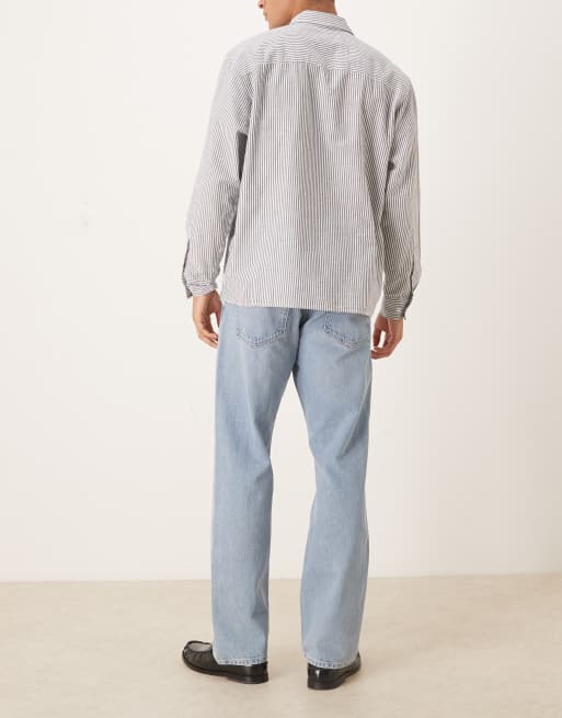 ARKET - Ocean - Jean droit ample - Bleu clair délavé, 2 de 5