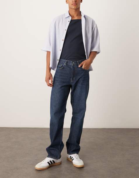 ARKET - Ocean - Jeans dritti ampi lavaggio blu profondo - view 1