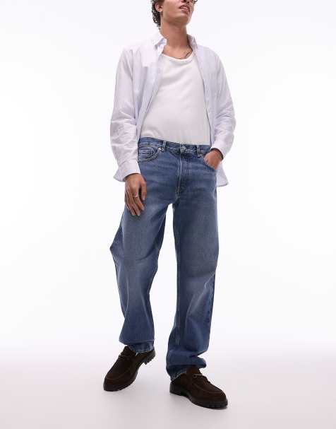 ARKET – Ocean – Jeans in verwaschenem Mittelblau mit lockerem, geradem Schnitt - view 1