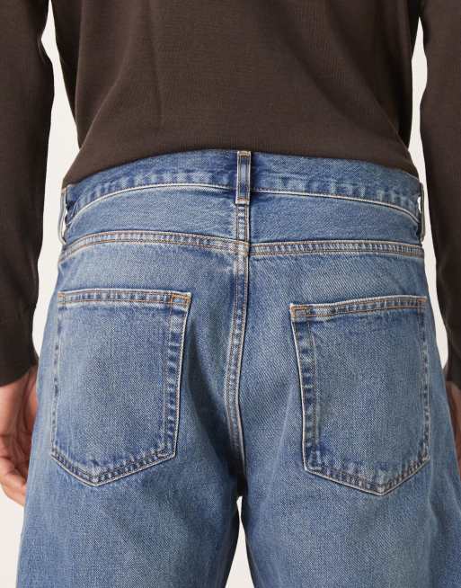 ARKET – Ocean – Lediga jeans i mellanblå tvätt med raka ben, 4 av 5