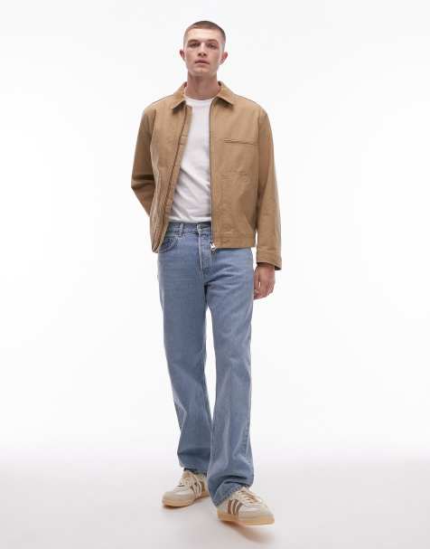ARKET - Ocean - Losse jeans met rechte pijpen en lichte blauwe wassing - view 1