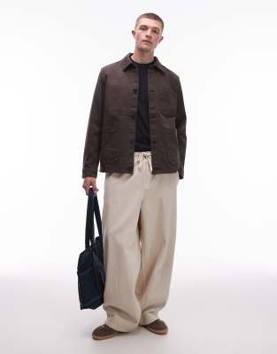 Arket Overdyed Twill Shacket