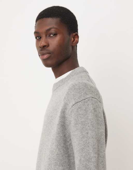 ARKET – Oversize-Pullover aus Wollmischung in Grau meliert, 4 von 5