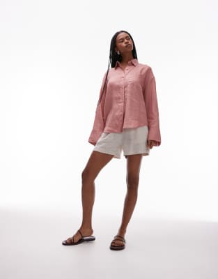 Arket Oversized Linen Blend Shirt