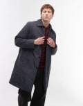 [Arket] ARKET padded overcoat in grey blue Chest 54 GREY