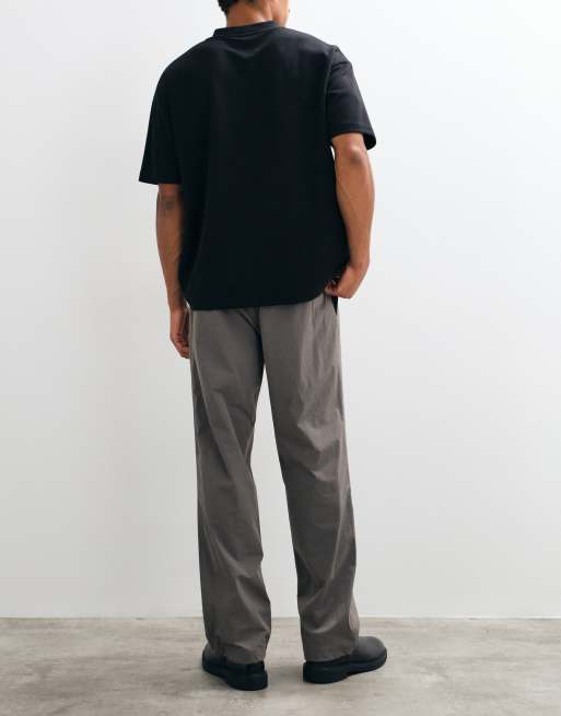 ARKET pantalon ample à enfiler gris moyen, 5 de 5