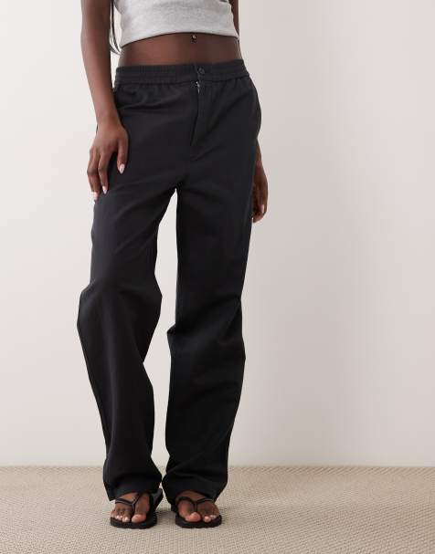 ARKET - Pantalones palazzo negros de pernera ancha - view 1