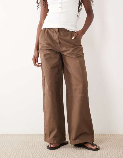 ARKET - Pantaloni cargo marroni ampi, 2 di 5