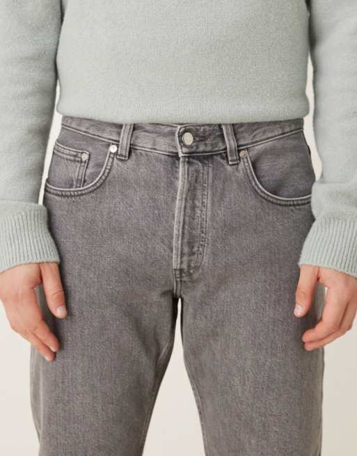 ARKET - Park - Grå jeans med lige ben i regular fit, 4 af 5