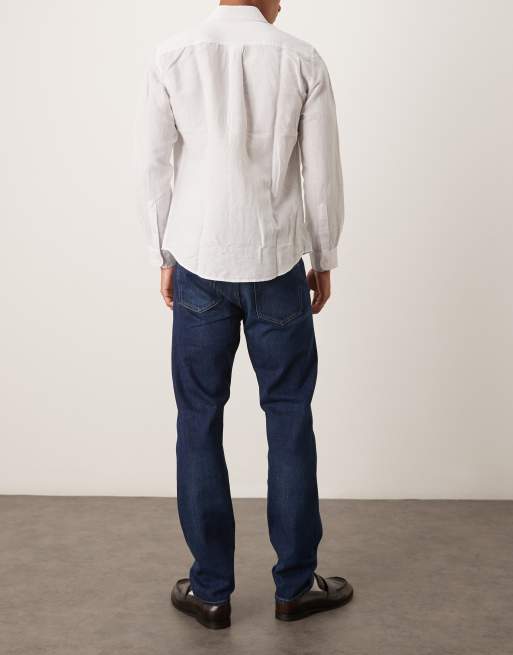 ARKET – Park – Jeans mit regulärem, geradem Schnitt und Waschung in Tiefblau, 2 von 5