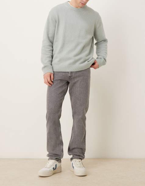 ARKET - Park - Rechte jeans met normale pasvorm in grijs - view 1