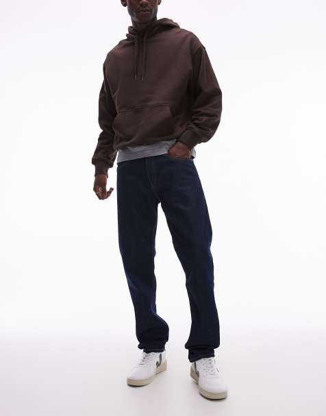 ARKET Park regular straight fit jeans in rinse wash blue - view 1