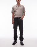 [Arket] ARKET Park regular straight fit jeans in washed black W28 L30 Washed black