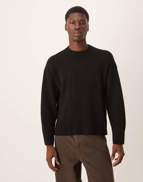 ARKET - Pile nero testurizzato con maniche raglan - view 1