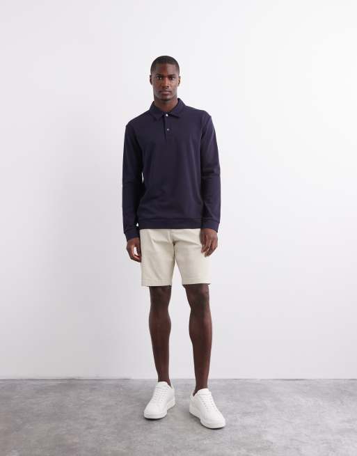 ARKET - Polo a maniche lunghe blu navy, 4 di 5