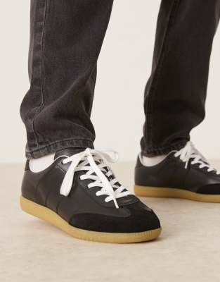  premium leather sneaker trainers 