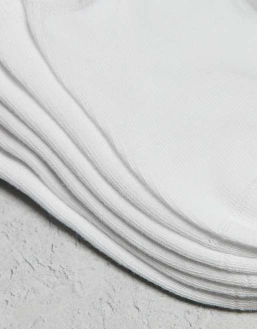 ARKET - Premium - Pakke med 5 par hvide sokker til sneakers, 2 af 3