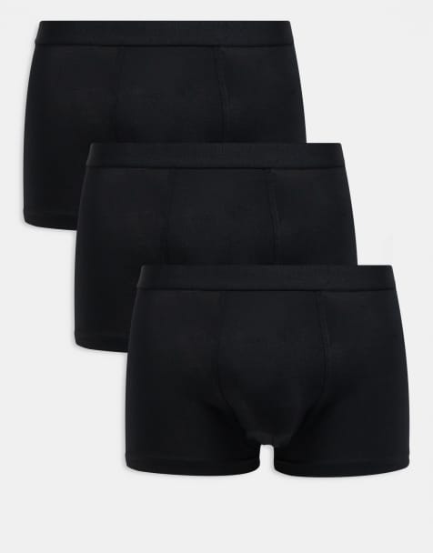 ARKET – Premium – Svarta boxerkalsonger i bomullsrikt tyg, 3-pack - view 1