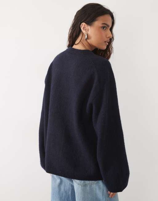 ARKET pull ample ultra doux en alpaga et laine marine, 2 de 4