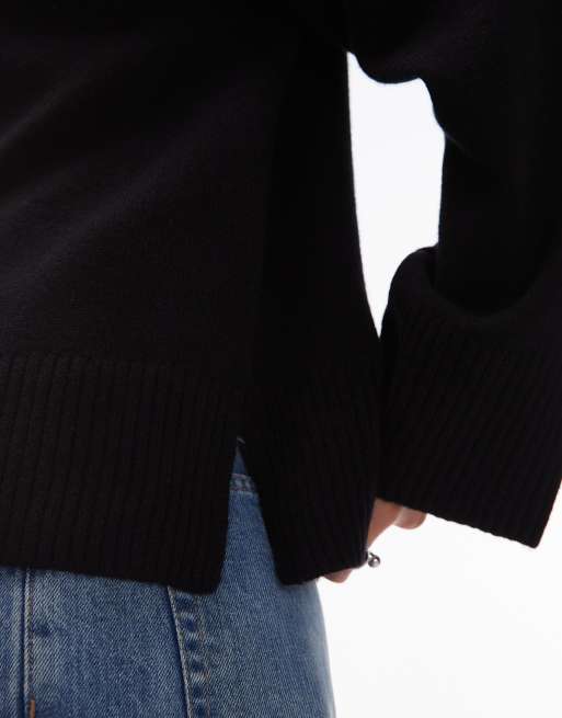 ARKET - Pull décontracté en cachemire pur - Noir, 3 de 4
