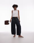 [Arket] ARKET pull on denim pants in darkwash blue 40 Dark blue