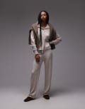 [Arket] ARKET pure cashmere knitted pants with pull-on waist in beige melange (Part of a set)-Neutral 2XS Beige melange
